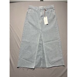 Slvrlake Denim Maxi‎ Skirt Gray Size 26